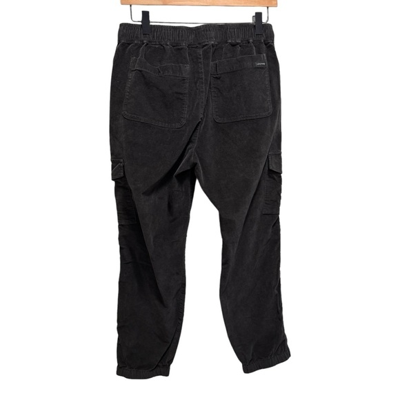 Sanctuary Grey Corduroy Cargo Jogger Pants Ankle Zipper Size Medium - Picture 2 of 11